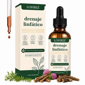 Lymphatic Drainage Drops Fluid Balance Support, Plant-Based Botanical Formula for Daily Wellness