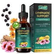 Lymphatic Drainage Drops, with Burdock Root, Echinacea, Elderberry, Calendula, Dandelion Supports Lymphatic Health, 2.02 fl oz 60 mL