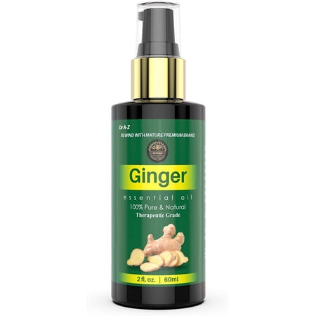 Lymphatic Drainage Ginger Oil Ginger Essential Oil Organic 100% Pure Natural 60ml