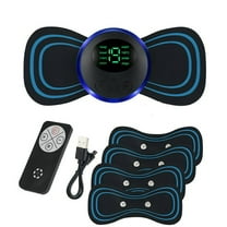 Lymphatic Drainage Massager,Neck Massager Cervical Massager,Full Body Pain Relief Therapy Device for Neck Back Aches with 5pcs Gel Pads