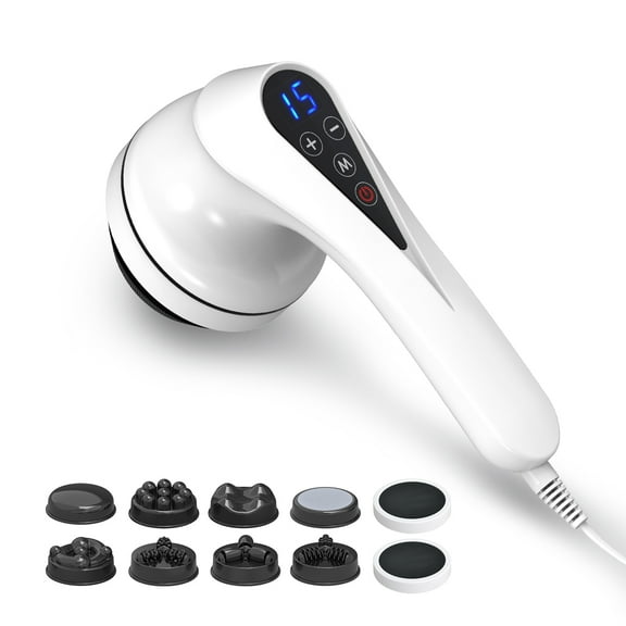 Lymphatic Drainage Massager, Stomach Massager for Belly Fat, vibrating Cellulite Remover, Electric Handheld Beauty Sculpt Massager for Butt Waist Leg Arm at Home