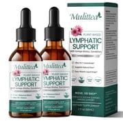 Lymphatic Drainage Supplements Drops - Lymphatic Support Liquid Drops Cleanse with Echinacea for Lymph System Support Supplement - Vegan, Natural Flavor, 4 fl oz