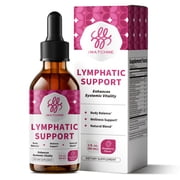 Lymphatic Drainage Supplements Drops - Organic Lymphatic Support Liquid Drops with Echinacea, Immune & Lymph Support Supplement - 2 fl oz