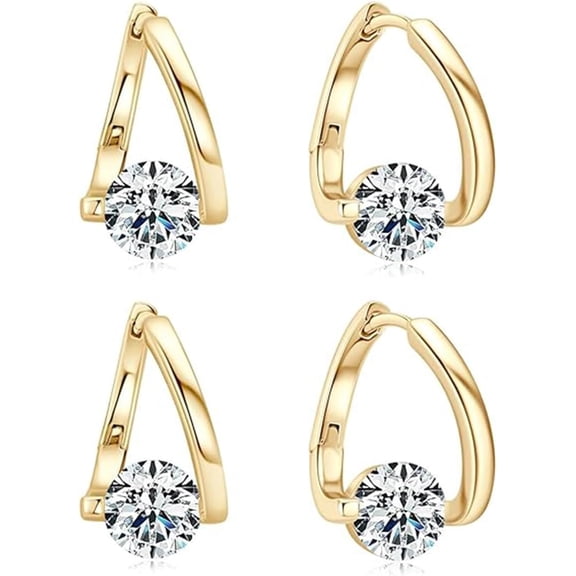 Lymphatic Germanium Earrings Lymphatic Drainage Earrings Atheniz Lymphatic Earrings Cubic Zirconia Earrings Lymphatic Hoop Earrings for Women[q5797]
