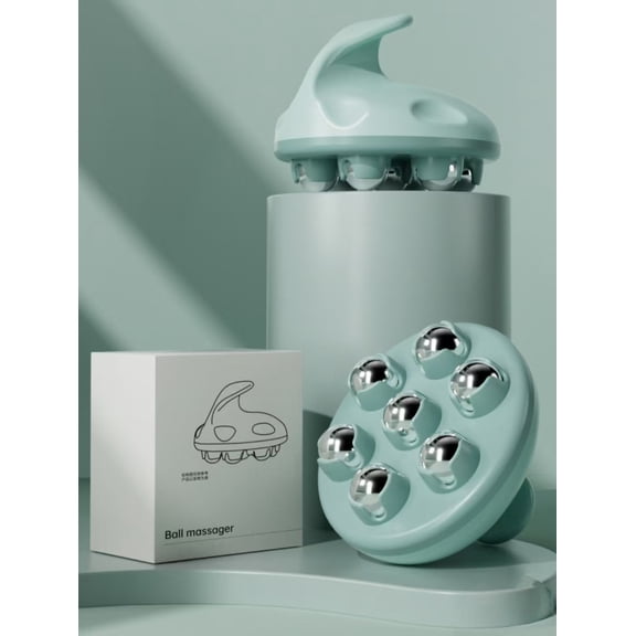 Lymphatic drainage massager, manual massage roller ball body massager, massage abdomen, slim waist, calf muscles, relax magnetic body and leg massager