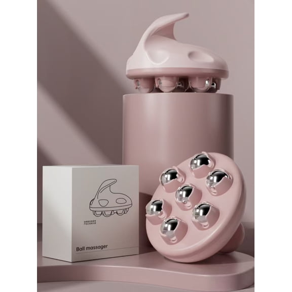 Lymphatic drainage massager, manual massage roller ball body massager, massage abdomen, slim waist, calf muscles, relax magnetic body and leg massager