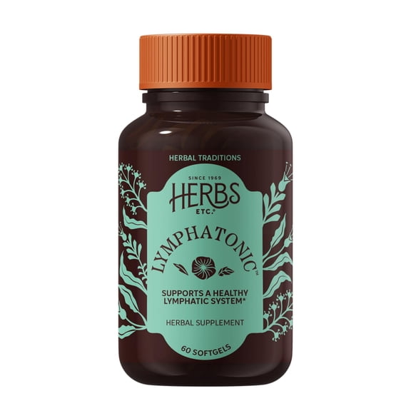 Herbs, Etc. Lymphatonic Softgels, 60 Count (60 Servings)
