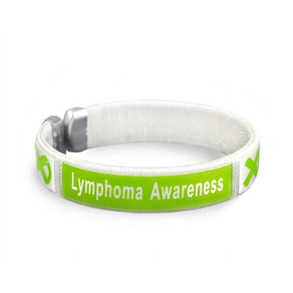 Lymphoma Awareness Bangle Bracelets