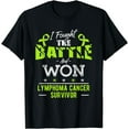 thumbnail image 1 of Lymphoma Awareness Cancer Survivor Fighter T-Shirt, 1 of 3