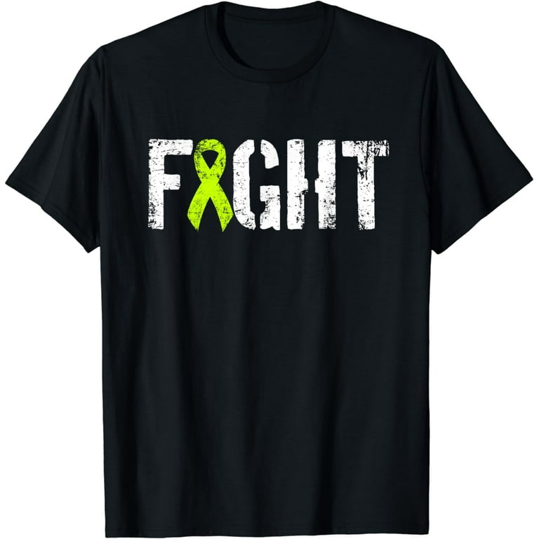 Lymphoma Awareness T Shirt - Lime Green Cancer Ribbon Lymphoma Awareness T Shirt - Lime Green Cancer Ribbon