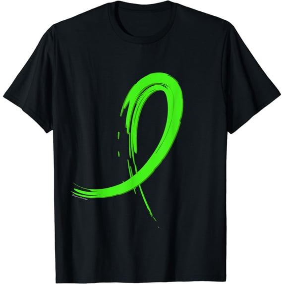 Lymphoma Lime Green Graffiti Awareness Ribbon T-Shirt