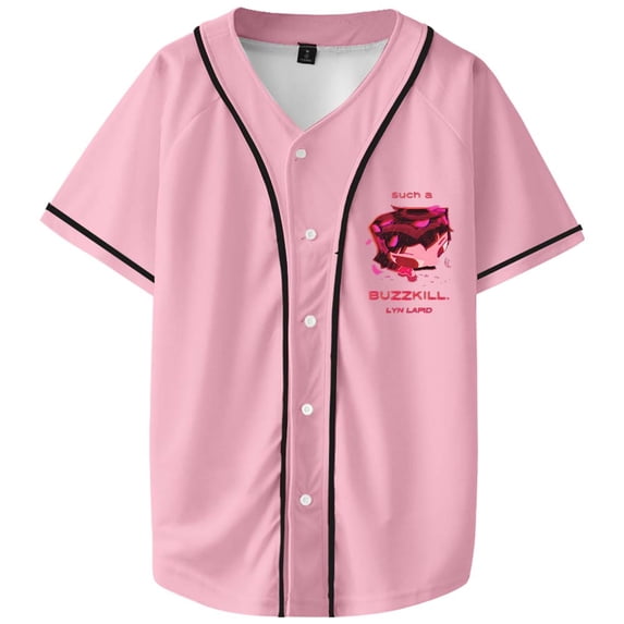 Lyn Lapid Buzzkill Merch Baseball Jersey V-Neck Shirt Women Men Short Sleeve Streetwear Clothes