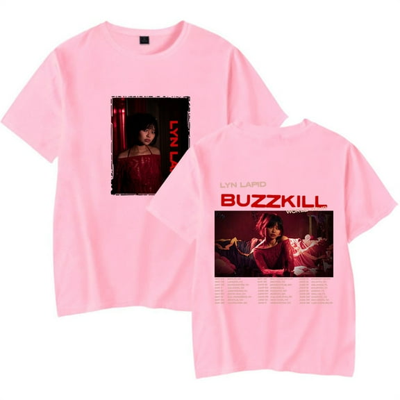 Lyn Lapid Buzzkill The Tour 2025 Tshirt Unisex Short Sleeve Hip Hop Tops T-shirts