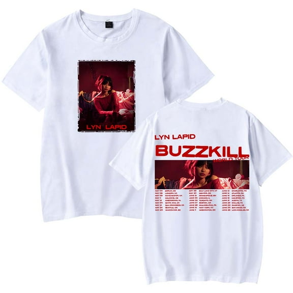 Lyn Lapid Buzzkill World Tour 2025 Merch T-Shirt Women Men Crewneck Casual Short Sleeve Tee