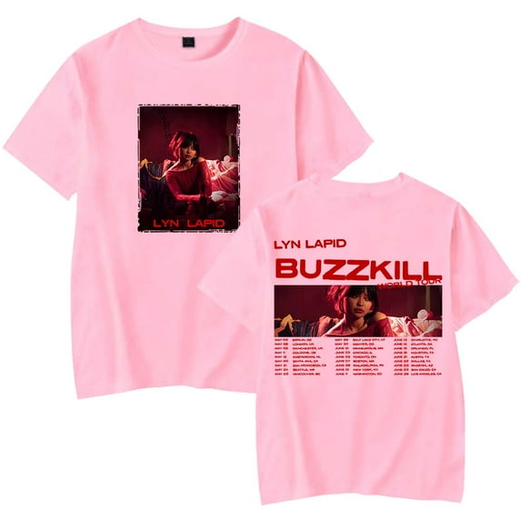 Lyn Lapid Buzzkill World Tour 2025 Merch T-Shirt Women Men Crewneck Casual Short Sleeve Tee