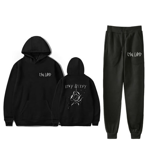 Lyn Lapid Hoodie Jogger Pant 2 Piece Suit Casual Sweatshirt&Trousers 2 Piece Set