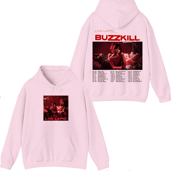 Lyn Lapid Merch Buzzkill World Tour Hoodie Men Women Long Sleeve Sweatshirt Pullover Top Hooded