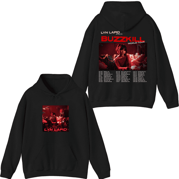 Lyn Lapid Merch Buzzkill World Tour Hoodie Men Women Long Sleeve Sweatshirt Pullover Top Hooded