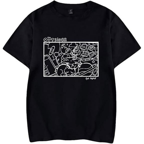 Lyn Lapid T-shirt Hip Hop Summer Casual T-shirt Round Neck Short Sleeve Men/Women New Sports Shirt