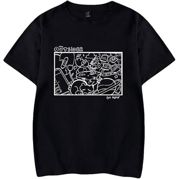 Lyn Lapid T-shirt Hip Hop Summer Casual T-shirt Round Neck Short Sleeve Men/Women New Sports Shirt