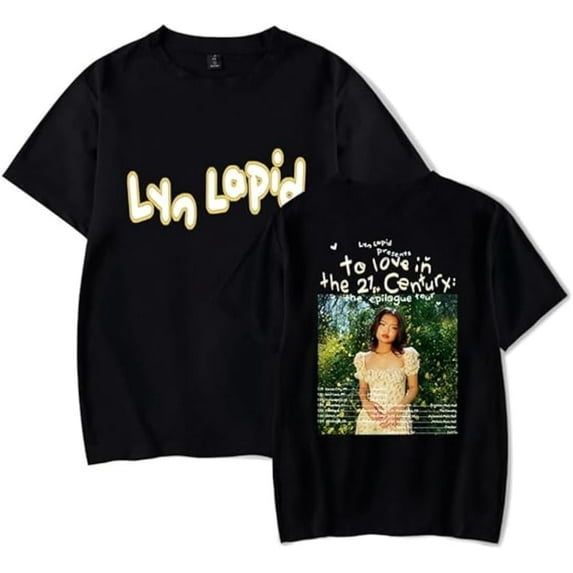 Lyn Lapid to Love in The 21st Century Tour Merch T-Shirt Women/Men Summer Cosplay Tshirt Shortsleeve Tee