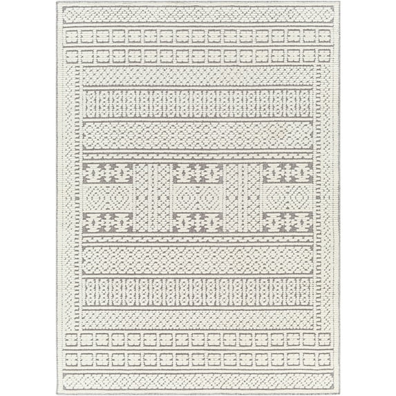 Lyna Taupe 2' x 3' Machine Washable Area Rug