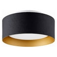 thumbnail image 1 of Lynch 10 in. 1-Light Black and Gold Flush Mount Ceiling Fixture, 1 of 10
