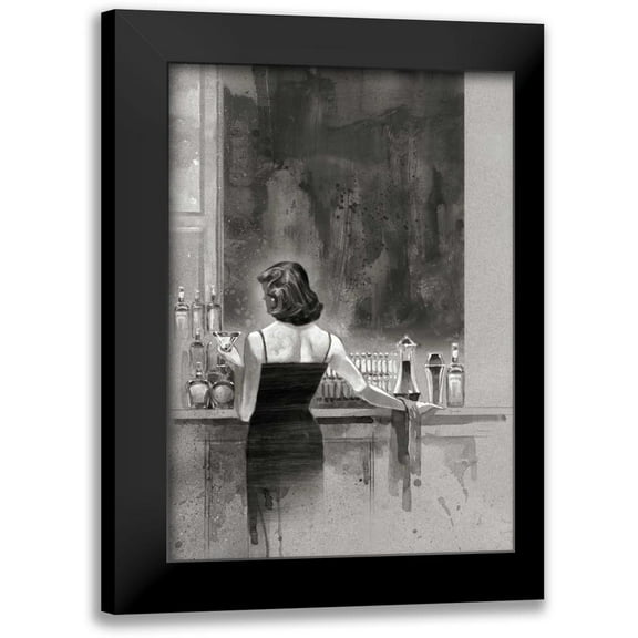 Lynch, Brent 11x14 Black Modern Framed Museum Art Print Titled - Evening Lounge Study