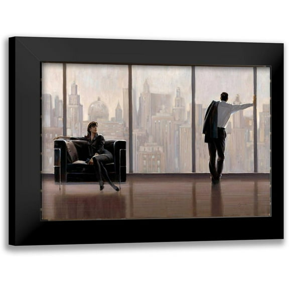Lynch, Brent 14x11 Black Modern Framed Museum Art Print Titled - New York State of Mind