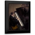 thumbnail image 1 of Lynch, Brent 19x24 Black Modern Framed Museum Art Print Titled - Jazz Duet - Piano, 1 of 5