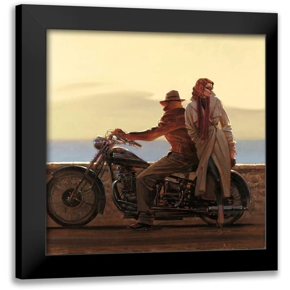 Lynch, Brent 20x20 Black Modern Framed Museum Art Print Titled - Coastal Ride
