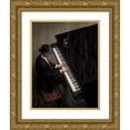 thumbnail image 1 of Lynch, Brent  25x32 Gold Ornate Wood Framed with Double Matting Museum Art Print Titled - Piano Bar 1, 1 of 4