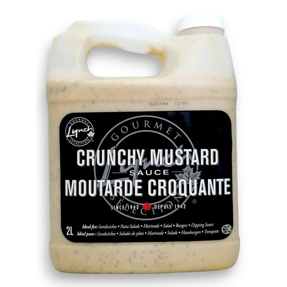 Lynch Gourmet Crunchy Mustard Sauce 2 L/67.6 Fl. oz., Jug