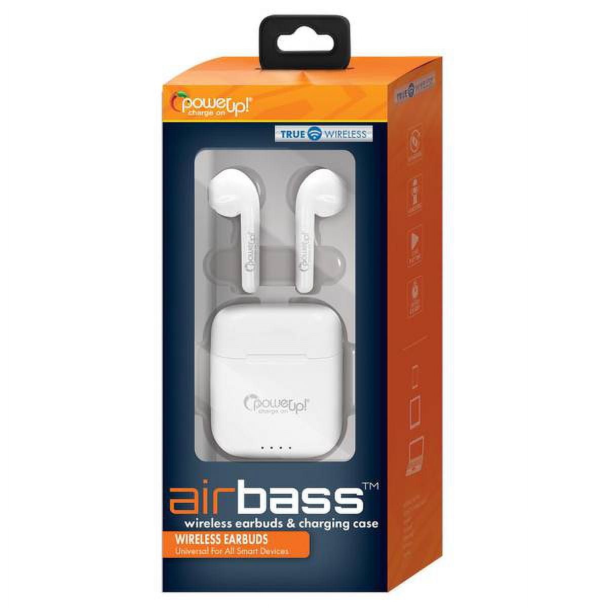 Lynco White AirBass True Wireless Earbuds Walmart
