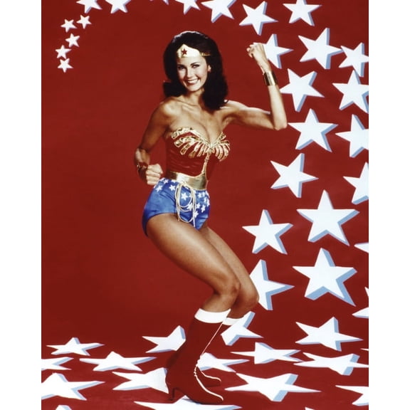 Lynda Carter In WW Full Length In Costume Fist In Air 24X36 Classic Hollywood Poster