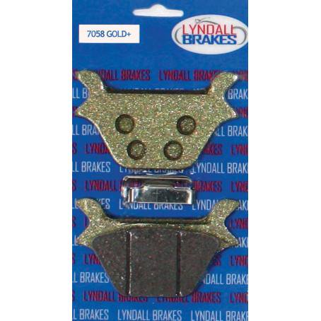 Lyndall Racing Brakes Llc 7058-GPLUS Gold+ Brake Pads
