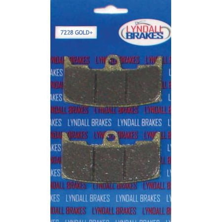 Lyndall Racing Brakes Llc 7228-GPLUS Gold+ Brake Pads