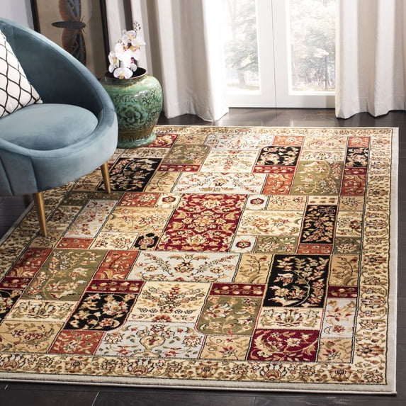 Safavieh Lyndhurst Edith Floral Area Rug, Gray/Multi, 5'3" x 7'6"