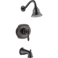 Lyndhurst SingleHandle 3Spray Tub and Shower Faucet in Bronze