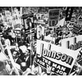 thumbnail image 1 of Lyndon Johnson. Delegates Supporting Us Senator Lyndon Johnson Rally As Us Speaker Of The, 1 of 1