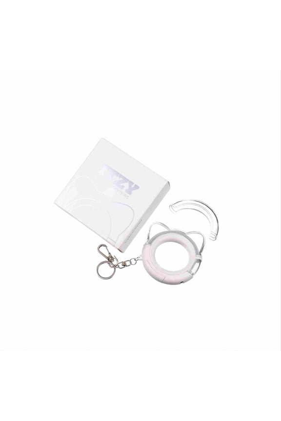 ITZY Mini Light Ring Keychain Concert Style Glowing Pendant Nice Fan Gift