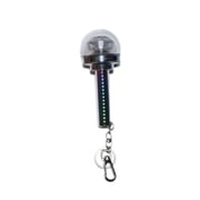 Lynk Charm Seventeen Inspired Mini Glowing Lightstick Keychain Cute Fan Bag Pendant Perfect Gift For Fans,Black