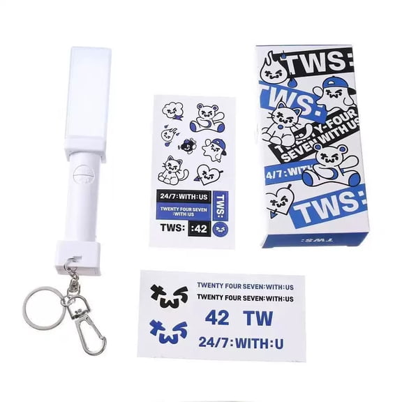 Lynk Charm TWS Mini Retractable Lightstick Keychain Concert Style Fan Ornament Perfect Gift