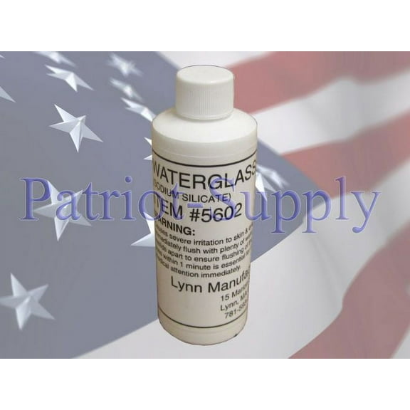 Lynn 5602 WaterGlass Adhesive 4 Ounce Bottle
