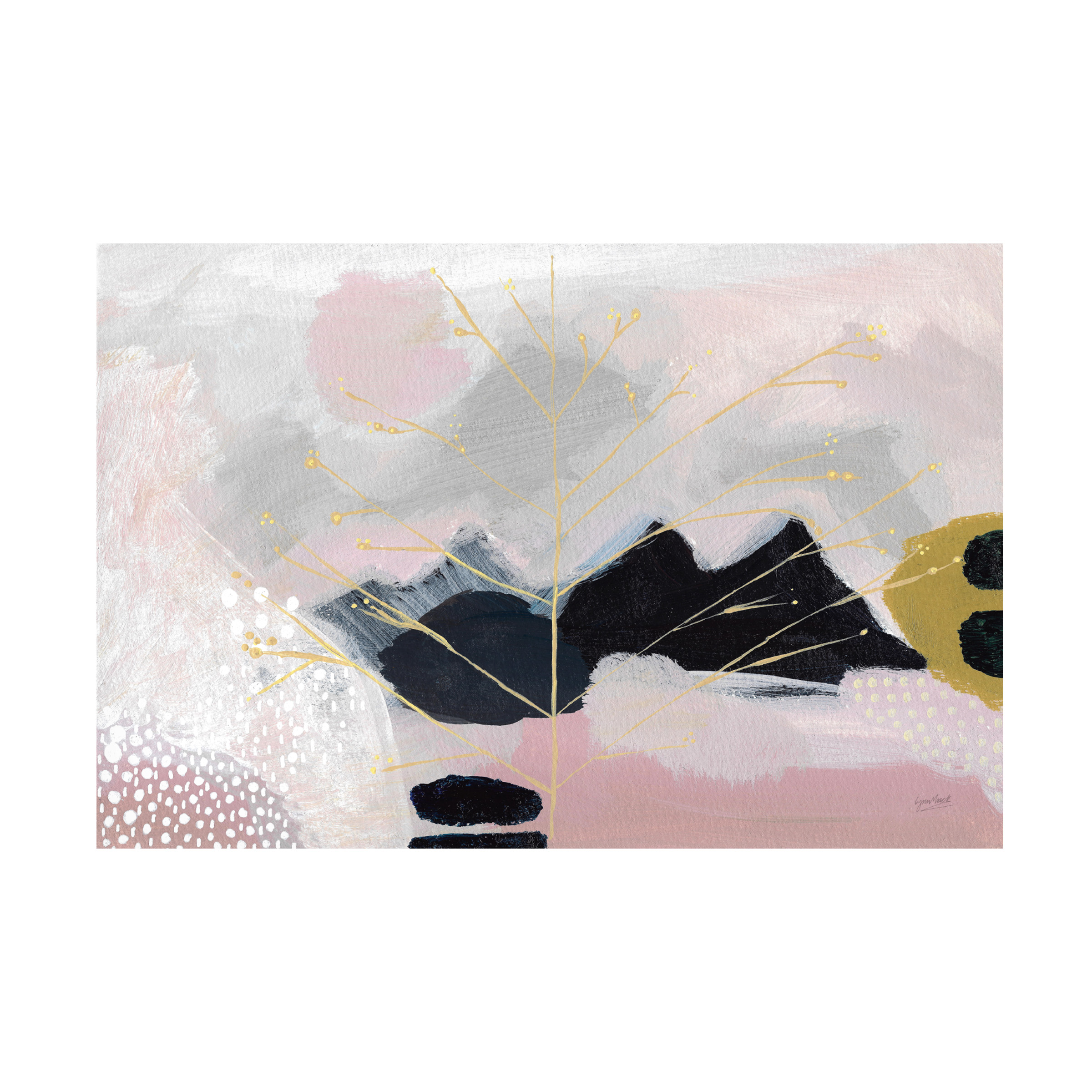 Lynn Mack 'Even the Rocks Cry Out I' Canvas Art