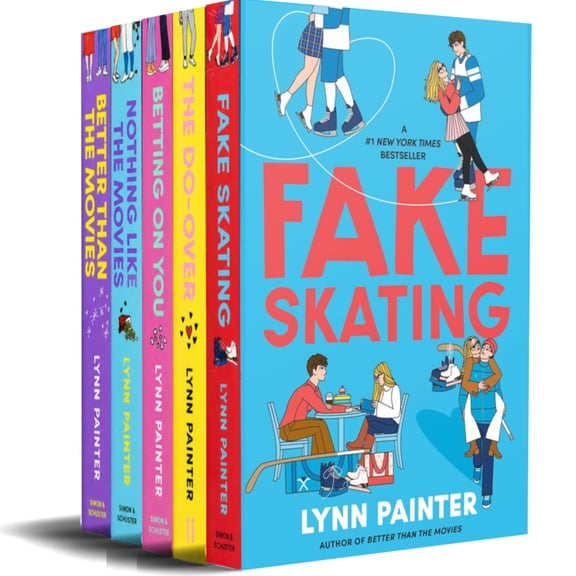 Lynn Painter 5 Book Collection Set  Better Than the Movies, Nothing Like the Movies, Betting on You, The Do-Over & Fake Skating | YA Romance Bundle