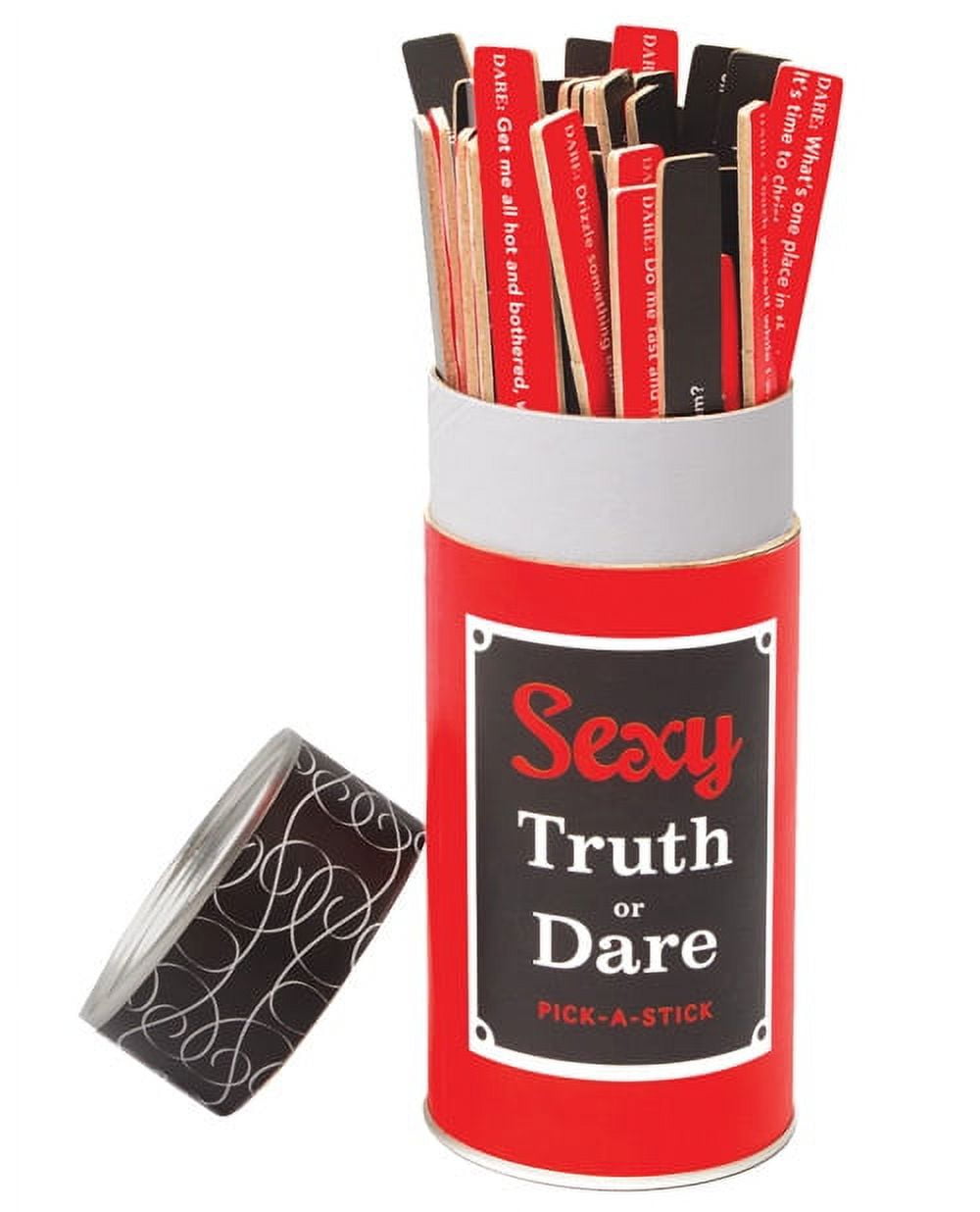 Lynne Stanton Sexy Truth or Dare: Pick-A-Stick Adult Card Game, 50 Piece