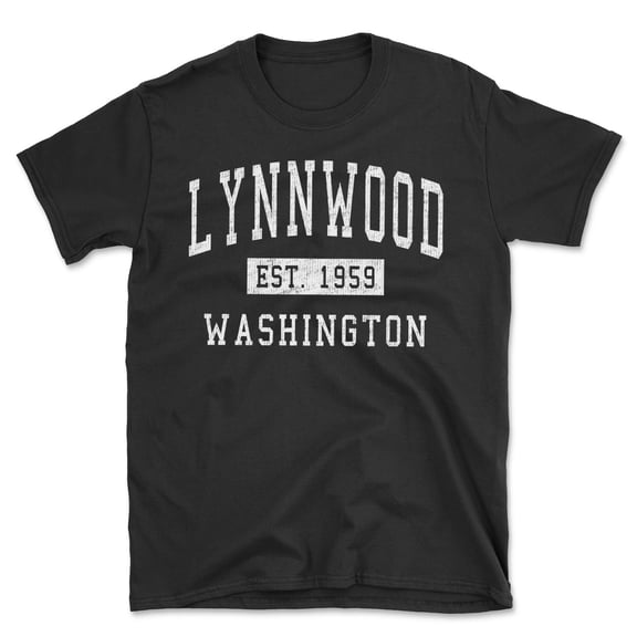 Lynnwood Washington Classic Established Men's Cotton T-Shirt