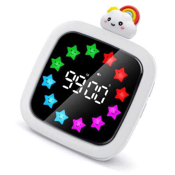 Lynono 0-60min Visual Timer for Home, School Child Learning Time Management Clock Tool