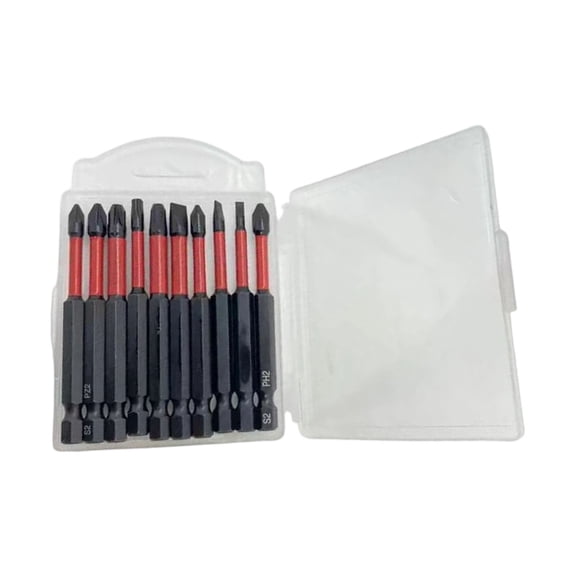 Lynono 10Pieces Magnetic Screwdriver Bit Kit Featuring AntiSlip Design AndPrem1umSteel Construction PH1/2/3 Drill Bit